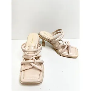 CircusBy Sam Edelman Sandala Womens‎ Size 7 Tan Square Toe Slip On Heels thumbnail 7