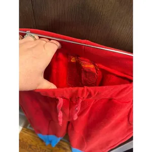 Aviator Nation Glider Joggers in a red and blue colorblock design xL thumbnail 2