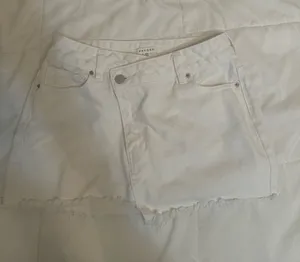 PacSun White Denim Skirt Mini thumbnail 1