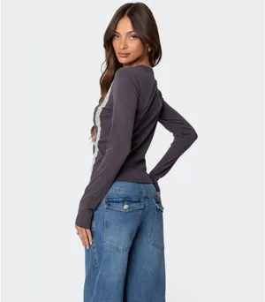 Edikted Top Long Sleeve thumbnail 2