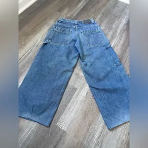 VTG LEVIS SILVER TAB Cargo Denim Pants Capris Size 24 25 M 12 Faded thumbnail 8