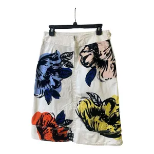 Anthropologie skirt by Maeve bold floral sz 6 thumbnail 4