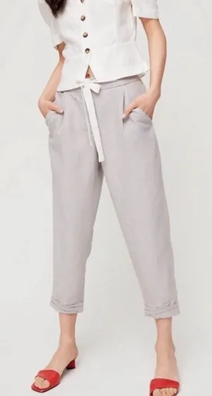 Aritzia Wilfred Allant Taupe Ankle Pants Size 6 thumbnail 1