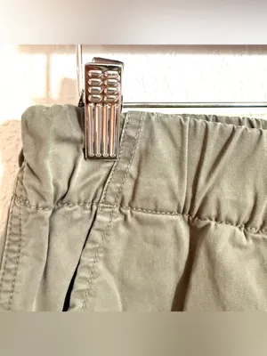 Quince Womens Pants Green Wide Leg Pull On Organic Cotton Size 8 thumbnail 7