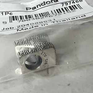 Pandora Letter N Silver Charm thumbnail 4