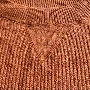 Aerie Warm Cinnamon Knit Sweater thumbnail 4