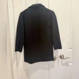 J. CREW Sophie‎ Open Front Sweater Blazer in Black Knit Jacket size Small thumbnail 4