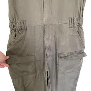 Abercrombie Fitch Green Sleeveless Utility Jumpsuit Small Tall thumbnail 11