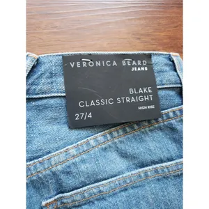 Veronica Beard Blake Classic Y2K Collegiate Feminine Wide Leg Jeans Size 27 thumbnail 4