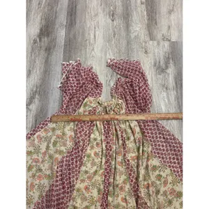 Free People Because I Love You Sheer Tunic Top Wide Sleeve Floral Womens Medium thumbnail 6
