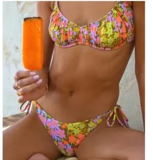 Billabong Bring on the bliss tanga bikini bottoms NWT thumbnail 5