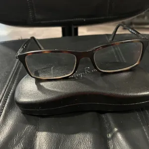 Ray-Ban Brown Frame Glasses frame and Ray Ban hard Case only thumbnail 3