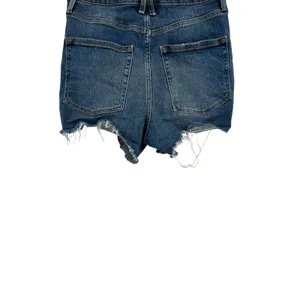 Good American Bombshell‎ Shorts Denim Ripped Distressed Blue Size 4 27 thumbnail 8