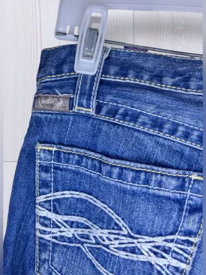 CRUEL GIRL Low Rise Slim Embroidered Pocket Bootcut Western Jeans | Medium Wash thumbnail 8