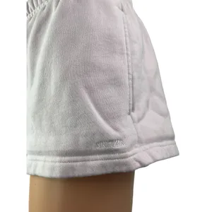 Aritzia Sweatfleece Women's Purple Lilac Boyfriend Fit Lounge Mini Shorts Size S thumbnail 2