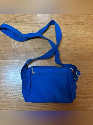 Kipling Cobalt Blue Abanu Medium Preppy Travel Multi-pocket Crossbody Bag thumbnail 3