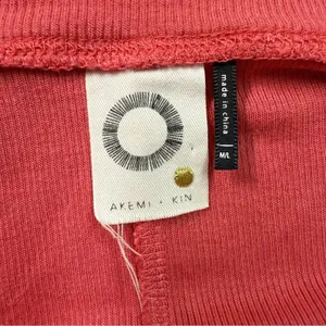 Anthropologie Akemi + Kin Capa Fluttered Tunic in Pink Women’s Sz M/L Oversized thumbnail 7