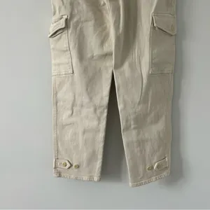 Aritzia Wilfred Free Modern Cargo Pant Birch Off White Cream 10 NWOT thumbnail 7
