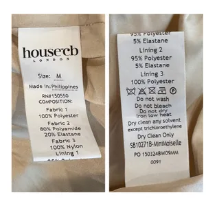 NEW HOUSE OF CB Minimoiselle Bustier Stretch Satin Minidress Size Medium thumbnail 15