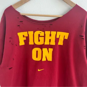 Nike SC Trojans off-the-shoulder oversized t-shirt thumbnail 2