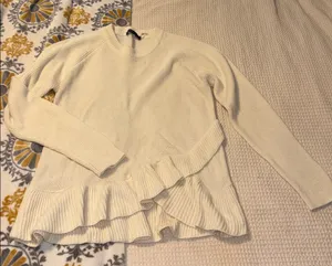 Ivanka Trump Cream Knit Sweater thumbnail 1