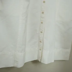 Madewell Size 10 Shirtdress White Denim Button Front Sleeveless V-Neck Capsleeve thumbnail 5