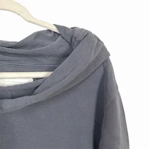 Aerie Women's Sz XL Gray Cowl Neck Cozy Boho Front Pocket Pullover Sweater Y2K thumbnail 4