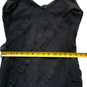 Princess Polly Lars Maxi Dress Womens 4 Black Ruffle Tiered Whimsigoth Grunge thumbnail 8
