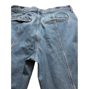 Madewell 90s Straight Cargo Jeans Womens 31 Blue Medium Wash Utility Denim Pants thumbnail 12