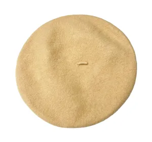 Knitworks 100% Wool Tan Cap Knit Hat thumbnail 1