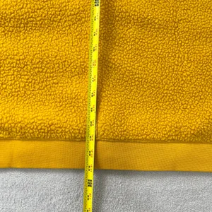 LL Bean Signature Women's XL Valley Fleece Cardigan Shawl Collar Mustard Yellow thumbnail 9