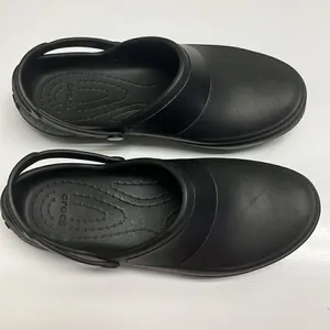Crocs Black Mercy Slip On Slip Resistant Chef/Medical Work Shoes Women's Size 11 thumbnail 4