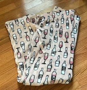 Wine PJ Pants Pink Size M thumbnail 1