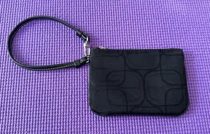 EXPRESS Logo Wristlet - Black Canvas thumbnail 1