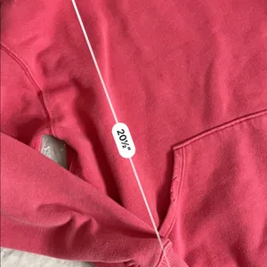 Aerie red oversized hoodie thumbnail 2