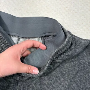 Gymshark Women's Gray Layered Dual Band Waistband Gray Sweat Shorts XS Running thumbnail 5
