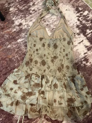 Mini dress Green Size M thumbnail 1