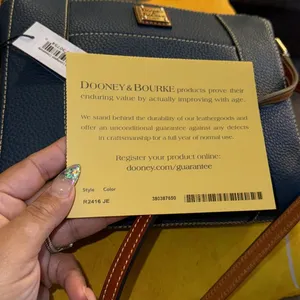 New Dooney &‎ Bourke Pebble Leather Lexington Crossbody thumbnail 8