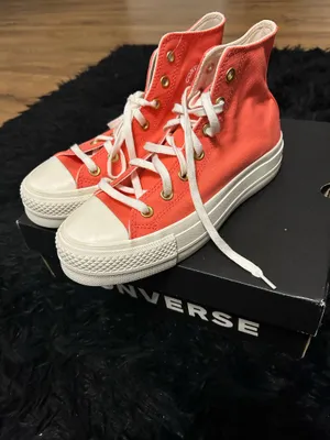 CONVERSE Chuck Taylor All Star Lift Platform High 'Watermelon Slushy' shoes sz 7 new thumbnail 7
