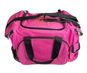 NWT Totes Isotoner Bright Pink Travel Carry On Duffle Bag Luggage thumbnail 1