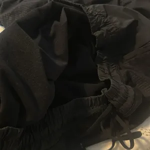 Athleta Black Joggers Pants XL elasticized waist and ankles pattern nwot thumbnail 11