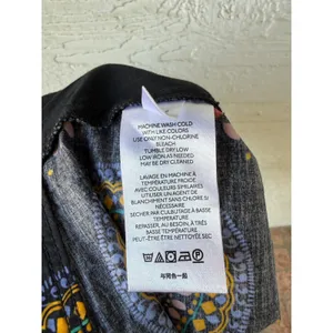 Maeve Anthropologie Black Medallion Print Chino‎ Shorts Size 2 High Rise thumbnail 4