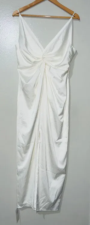 A & F Draped Twist-Front Maxi Dress - Large thumbnail 4