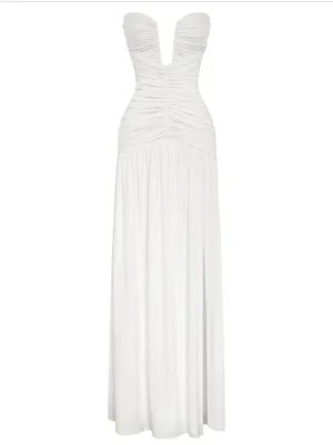 Babyboo white maxi dress thumbnail 4