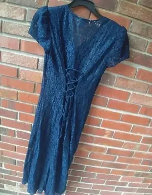 Siren vtg lace corset dress thumbnail 3