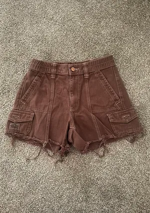PacSun Brown Cargo Shorts thumbnail 4