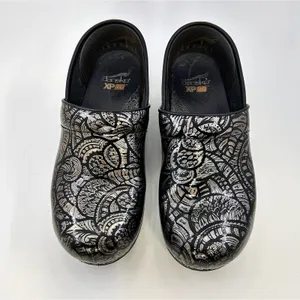Dansko XP 2.0 Professional Clogs 39 US 8.5-9‎ Silver Black Paisley Nursing Slip thumbnail 5