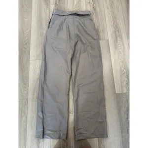 Commense Preppy Gray Street Fold Over Waistband Straight Leg Dress Pants NWT M thumbnail 4