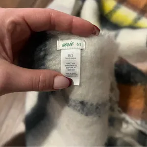 Aerie plaid blanket scarf thumbnail 2