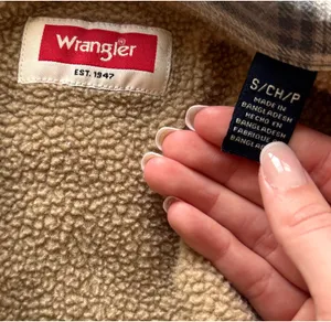 Wrangler Sherpa Lined Jacket Plaid thumbnail 2
